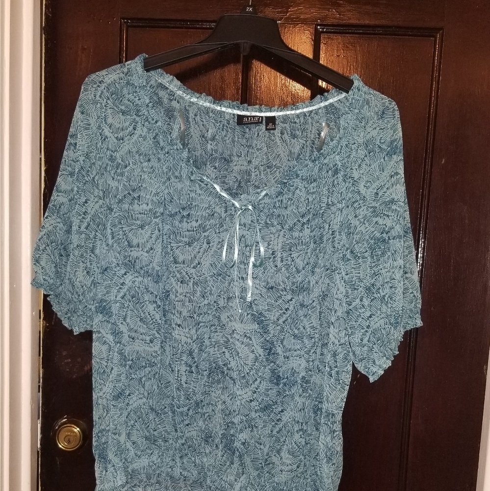 Sweetheart neck blouse